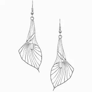 <div>
<meta charset="UTF-8">
<p dir="ltr"><span>Rael Cohen Jewelry</span></p>
<br>
<p dir="ltr"><span>Breathe calm into each moment and radiate elegance and serenity even in the toughest of times. The elegant calla lily drop earrings in  silver balance masculine and feminine energies. Wear your weightless flower earrings to find equilibrium and balance.</span></p>
<p dir="ltr"> </p>
</div>
<ul>
<li>Dim: 2 3/8" x 5/8"</li>
<li>Finished in  Stainless steel</li>
<li>Stainless steel ear-wires</li>