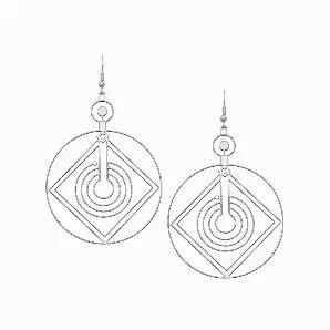 <p><span style="font-weight: 400;">Rael Cohen Jewelry</span></p>
<p><br></p>
<p><span style="font-weight: 400;">Circular and linear all at once like the maze-like glory of our solar system, the Europa Earrings are a magnetic, magical addition to your jewelry box. Hanging just around your jawline, these drop earrings accentuate the beautiful angles and curves of your face. The Europa Crop Circle Earrings are an impossibly light reminder that there is beauty available in every curve.</span></p>
<p