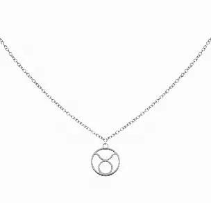 Taurus Zodiac Symbol Necklace