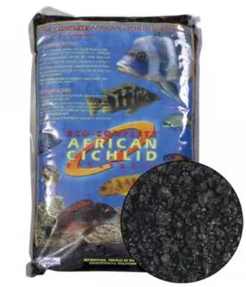 Eco-Complete Cichlid substrate is complete with minerals and contains aragonite! Maintains the high pH that African Cichlids need while helping to resist pH drops. It buffers for the life of the aquarium and adds calcium, magnesium, carbonate, and more!