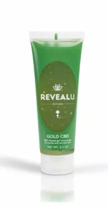 RevealU Face & Body Gold CBD gel with 24K gold flakes is the ULTIMATE ultra-rich light weight moisturizer. Designed to enhance the look and feel of the skin. The ultra luxurious gel formula is believed to help your skin fight against everyday wear-and-tear, breakouts and skin irritations leaving you with silky smooth and refreshed youthful looking skin.<br>
 Alcohol Free, Fragrance & Dye Free, Vegan & Cruelty Free, Paraben Free, Oil Free