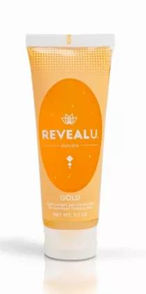 RevealU Face & Body Gold gel moisturizer revitalizes the look and feel of your skin. This ultra luxurious gel formula features 24k gold believed to provide powerful rejuvenating and detoxifying effects. As you massage the gel into your skin, the gel clears pores of impurities and excess oils leaving skin silky smooth, firmer, revitalized, and youthful.<br> 
*Professional products are made in small batches, higher quality and concentration of ingredients.<br> 
Alcohol Free, Fragrance & D