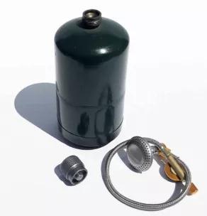 <p>The Lindal to Propane Fitting allows you to convert the nCamp Gas Adapter for use with a 1 lb Propane gas tank as fuel. It is small, light and easy to pack.</p>