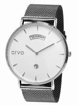 40mm face<br> Stainless steel case and case back<br> Stainless Steel Silver Mesh band<br> Japanese quartz movement<br> 7mm case thickness<br> Date window<br> Weekday window<br> Seiko battery<br> For women and men<br> Gift Box & Sleeve