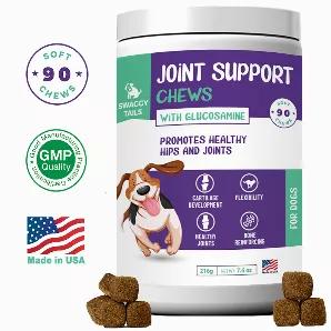 Keep your pet healthy and active: Protect your pet's joint and hip health with Glucosamine DS Plus Level 2 Moderate Care from Swaggy Tails! These joint supplements for dogs are designed to promote your pet's health and vitality, helping to provide the nutrition and care every pet deserves so they can stay active and playful.