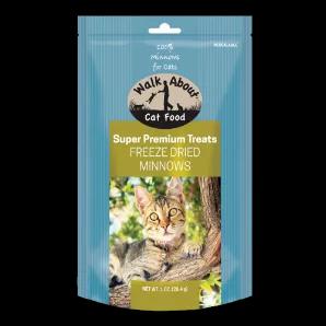 Single source, high protein treat that will feed your cats wild side. Minnows, as fish are high in Omega 3's which are helpful with skin conditions, allergies, kidney function, heart disease, cognitive function, arthritis and more.