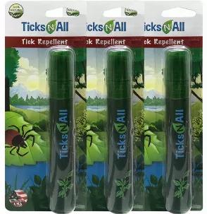 Ticks-N-All Tick Repellent is a special blend of 14 All Natural essential oils. It's formulated by our team of specialists to yield absolutely the best protection from Ticks, and it is also a broad spectrum repellent and works on many other pests, while rejuvenating the health of your skin. Our All Purpose Repellent contains rich sources of bio-active compounds creating several modes of action make it not only extremely effective but safe for you and the environment. Ticks-N-All is the best repe