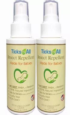 Formulated by our team of specialists to yield the best protection from Mosquitoes, Gnats, Fleas, Ticks, Chiggers, Biting Flies, Black Flies, Ants, No-See-Ums and many other pests. Safe for babies and offers the best that Mother Nature has to offer.