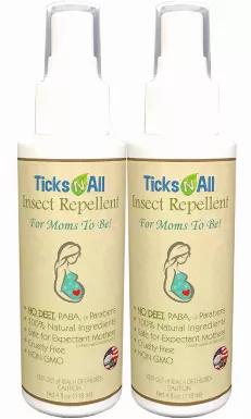 Formulated specifically for moms-to-be by our team of specialists to yield the best protection from Mosquitoes, Gnats, Fleas, Ticks, Chiggers, Biting Flies, Black Flies, Ants, No-See-Ums and many other pests.