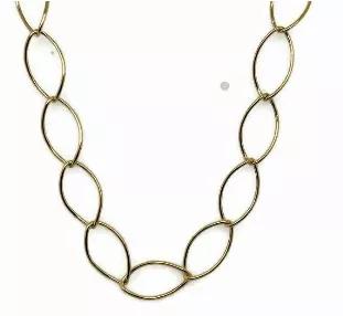 14K white gold cable chain and 4 mm 14k gold bead stationed necklace. <br>
1.45 grams<br>
18 inches in length