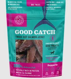 <p>All Natural Salmon Jerky Treats</p>