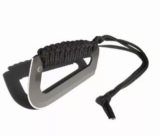 The Farson Survival Tool is a modernized version of a prehistoric tool we found on the desert. Perfect shape for the kitchen as well as hunting.  This blade comes with 8 ft. of 550 Para Cord to make this blade a must have for your pack.