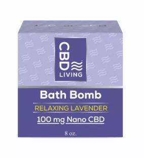 CBD Living Bath Bombs will enhance your bath-time ritual. Relax with 100 mg of CBD, invigorating scents and natural moisturizers that will leave your skin feeling soft.  A relaxing Lavender scent fused with Jasmine, Clove, Lemon, and Ylang-Ylang to help you destress and unwind before bed.