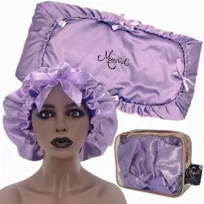 <meta charset="utf-8"><p>Take your nighttime routine to the next level with our all-new Purple Dream Satin Bonnet and Luxe Pillow Bonnet Gift Set. </p><p>These gift sets make for great gifts for yourself or your loved one. </p><p><strong>Gift Set Includes:</strong></p><ul><li>Adult Bonnet</li><li>King-Sized Pillow Bonnet</li><li>Cosmetic Keepsake Case</li><li>Satin Bag to keep bonnet & pillowcase in when not in use. </li></ul><p><strong>Care Instructions (for the bonnet, pillowcase, and satin ba