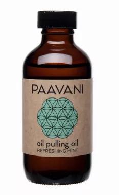 Oil pulling is the ancient Ayurvedic ritual of pulling or swishing oil through the teeth to support overall oral health & hygiene. Use daily to strengthen gums, whiten teeth, eradicate plaque & draw toxins out of the body. Oil pulling is also beneficial for TMJ.

