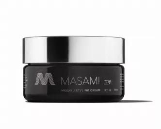 Impressively versatile, impossibly lightweight, MASAMI Travel Size Styling Cream provides a gentle hold that keeps hair flawlessly in place. Mekabu and Aloe Vera add hydration, protection and shine, while Vitamin E, Grapeseed, and Sweet Almond Oils help nourish the hair from root to tip, eliminating frizz for a natural, soft, silky look.<br>

This curl-defining non-greasy, non-sticky formula boasts the benefits of a wax, paste and cream with a flexible, all-day hold, that can be messy, sleek or 