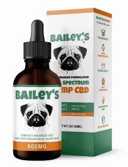 Bailey's veterinarian formulated full spectrum hemp CBD oil for dogs is the perfect MUST HAVE addition to your pet's daily routine. Our veterinarian formulated CBD oil dog tinctures are made from non-GMO, phytocannabinoid rich hemp that is small family farm sourced, grown with love and hand harvested in Boulder, Colorado. We use a subcritical C02 process to extract our CBD oil and 3rd party lab tested every batch to ensure quality & your pets safety. This bottle is specially formulated for canin