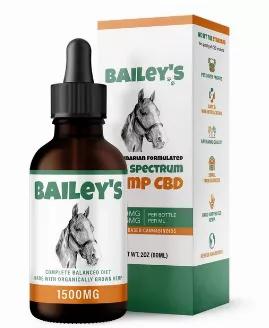 Bailey's veterinarian formulated full spectrum hemp CBD oil for horses is the perfect MUST HAVE addition to your horse's daily routine. Our veterinarian formulated CBD oil horse tinctures are made from non-GMO, phytocannabinoid rich hemp that is small family farm sourced, grown with love and hand harvested in Boulder, Colorado. We use a subcritical C02 process to extract our CBD oil and 3rd party lab tested every batch to ensure quality & your pets safety. This bottle is specially formulated (25