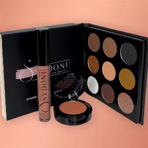<p><strong><span style="color: #c65f19;">The Journee Beauty bundle is designed to go everywhere you are! You'll love the versatility of these highly pigmented shades of eyeshadow paired with the perfect shades of lip gloss and perfectly blendable cheek color. </span></strong></p>
<p><strong><span style="color: #c65f19;">Endless color options let you dress your look up or down so make your Journee personal with this beautifully packable collection for all the shades of you!</span></strong></p>
<p