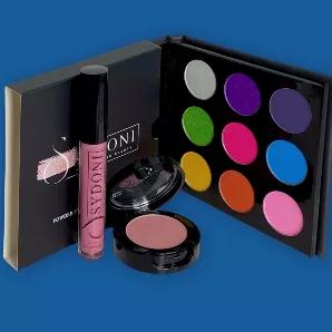<p><strong><span style="color: #2b00ff;">Everybody loves candy and boy does this eyeshadow palette deliver the sweets! Together with the smooth vibrancy of Lustre Vinyl Finish Lip Gloss and the soft and subtle color of our Matte Powder Blush, this is the perfect combination of high calorie color without the guilt! Eyeshadows are long-lasting and crease-proof so dive in! This is your chance to get all the candy you want?>>?!</span></strong></p>
<p><strong><span style="color: #000000;">Candy Powde