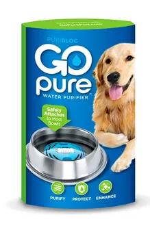<p>GoPure Pet purifies and enhances water in pet water bowls, which can be particularly prone to bacteria and biofilm. GoPure keeps water fresh and pure for long periods of time. The GoPure Purification pod lasts for 6 months without needing to be changed. The pod affixes to the bottom of any water bowl within a BPA free &quot;housing&quot; thus protecting the risk against a pet ingesting the ceramic pod. Clean water is essential to the health of pets. Pod can also be used in water from every po