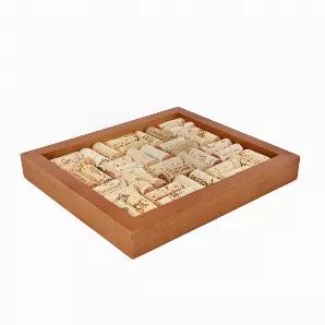 Turn Your Favorite Corks Into A Useful Trivet! This Diy Kitchen Hot Pad Kit Includes A 10.25" X 8.75" X 1.5" Wood Frame For You To Arrange The Corks You'Ve Collected From Fine Wines. It's The Perfect Gift For A Wine Lover Who Keeps Adding Corks To Their Collection; A Wine Memento They'Ll Treasure. Cute Wine Cork Trivet - Bring Rustic Vineyard Charm To Your Kitchen With This Cute Wine Cork Trivet. Designed To Hold 36 Corks, It's The Perfect Way To Remember Your Favorite Vintages And Display Your 
