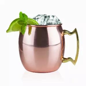 Enjoy Your Vodka Cocktails In This Beautiful Mug. Intended To Keep Your Drink Colder Longer, The Copper Has Been Lacquered To Resist Tarnishing. Great For Sipping Frosty Cocktails Or Beer!<Br><Ul><Li>Accommodates 16 Oz Comfortably</Li><Li>Hand Wash Recommended</Li><Li>Crafted From Solid Copper, With Nickel Brushed Interior & Brass Handle</Li><Li>Traditional Farmhouse Design</Li><Li>Makes A Great Gift</Li></Ul> Holds 16 Oz Crafted From Solid Copper With Nickel Plated Interior Solid Brass Handle