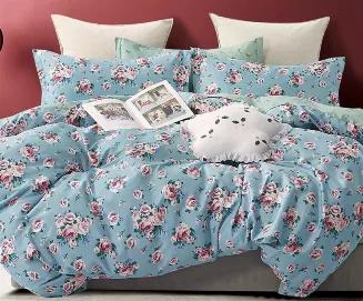 Classic and Homey Series <br>
Romantic rose print beddig that you dreamed for. get it before it is gone! <br> it goes well with white, beige,gray wall too! <br>
Pattern: Rose ?.  <br> Reverible pattern: Small pink rose in green back ground. <br>
Material: Shell 100% Cotton. Filling 100% down alternative poly fill 270 gsm. <br> Dimensions: Queen/Full comforter: 90"*90", Twin Xl comforter: 68"*90". <br> Pillow Sham for Queen/Full, Twin XL: 26"*20"+2" flange. <br>
Set includes: 1 comforter and 2 Pi