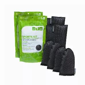 Meet 'Ever Bamboo' - Nature's Odour Enforcer. // While most sprays just mask odours and create damp surfaces, Our easy-to-use bamboo charcoal insert deodorizes AND dehumidifies, putting the STINK in the penalty box for good!<br>
<br>
Just pop the Ever Bamboo inserts into your skates, gloves, and bags and score! It's the save your gym bag has been waiting for.<br>
<br>
ALL NATURAL bamboo charcoal<br>
UNSCENTED - eliminates odours instead of masking them<br>
LASTS UP TO 1 YEAR - reactivate under s