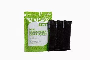 Pop them in your gym bag, locker, or any small spaces & 
say goodbye to odour and must with Ever Bamboo!<br>
<br>
ALL NATURAL bamboo charcoal moisture absorber<br>
UNSCENTED - eliminates odours instead of masking them<br>
LASTS UP TO 1 YEAR - reactivate under sunlight every 30-60 days<br>
Bamboo charcoal is produced from the rapidly growing moso bamboo. Its porous structure gives the charcoal its revolutionary abilities as both a deodorizer and dehumidifier. #RethinkTheStink<br>
<br>
Usage: Plac