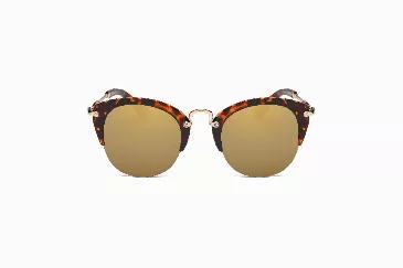<p>Retro-inspired half frame sunglasses featuring rimless lenses and plastic temples and nose bridge. </p> <ul class="specs-list"> <li>Frame material: Metal</li> <li>Lens Material: PC</li> <li>Lens Width: 50mm</li> <li>Bridge Width: 25mm</li> <li>Arm Length: 140mm</li> <li>100% UVA and UVB Protection</li> </ul>