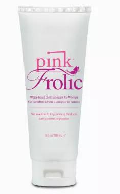 PINK Frolic is the perfect partner for women who love their BOBs and bedroom toys. Our purified water-based formula provides thicker, long-lasting lubrication that stays where you put it until you’re finished. Infused with Grapefruit Seed to provide anti-bacterial, anti-fungal, and anti-viral protection. Safe for all toys and accessories, including silicone.<br>
Unscented<br>
Water Based<br>
Hypoallergenic<br>
Fortified with Special Botanicals<br>
Safe for all Toys<br>
Glycerin Free<br>
Flavor
