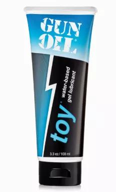 Do you love toy play? If you answered YES...then our new GUN OIL Toy water-based lubricant may be just what you're looking for! Toy is our revolutionary lightweight gel that's just thick enough to stay where you put it...making it awesome for toy play, mutual masturbation, and anal intercourse. We've outdone ourselves once again by adding grapefruit seed extract to assist in keeping your bedroom toys clean.<br>
Purified water-based gel<br>
Hypoallergenic<br>
Safe for all Toys<br>
Glycerin-free<b