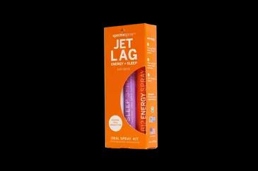 SpectraSpray  Jet Lag Spray Vitamin Kit is a TSA compliant, vegan oral spray supplement lifestyle kit that conquers Jet Lag and supports energy while traveling. Direct absorption for fast results. Energize your body with B12 during the day, or when traveling through time zones. Support restorative sleep when you need it, wherever you go.  Wake up refreshed & ready to go with these on-the-go travel lifestyle sprays that easily fit in your pocket, briefcase or carry-on.<br>
o	Supports deep quality