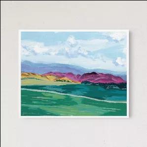 <p> Gianna Finn is a former accountant turned full-time mom and acrylic artist. Her colorful paintings will bring joy to your spaces, and will compliment any d?(C)cor style. Gianna is located in central California. 
<ul>
<li>Printed on-demand to remain environmentally conscious.</li>
<li> Gicl?e print on 60lb matte archival grade, acid and lignin-free fine art paper.</li>
<li> Worldwide shipping available.</li>
<li> Learn about our return policy </li>
<li>Frames are not included with purchase.</