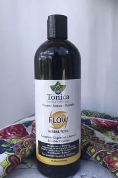 Flow Complete Digestive Tonic will cleanse, detoxify and regulate the digestive tract and support proper liver, kidney and gallbladder functions. Flow is known to normalize bowl habits, increase energy & vitality, enhance mental clarity, increase nutritional absorption and promote weight loss as needed.