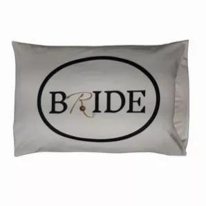 Bride & Groom Pillowcase Set <br> 


Fits Standard & Queen Pillows 20 " x 30" inches <br> 

King Size available upon request <br>

Microfiber Material - 75% Polyester 25% Polymide
