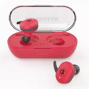 Hypergear Active True Wireless Earbuds <br> No cables. No distractions. These powerful and compact earbuds are free of the wires, head- and neckbands that can restrict your movement. Quick Pair and Bluetooth 5.0 technologies combine for fast auto-pairing and crisp sound for up to 5 hours on a single charge with an additional 10 hours of playtime in the charging case, so you can stay powered on the go. Experience sound that is designed to move! <br><br> Special Features:<br> HD Stereo Sound<br> C