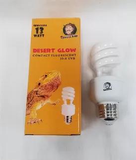 <p>Jungle Bob Desert Glow bulb is great for Bearded Dragons!<br></p>
<ul>
<li>10.0 UVB CF bulb</li>
<li>13W</li> </ul>