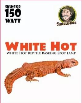 <p>Reptile Basking Spot Lamp-Jungle Bob Brand <br>
Premium Clear Glass for optimal heat and an internal heat shield for more efficient light distribution.</p>

<p>Provides a basking heat source that is perfect for tropical and desert species! <br>
Provides UVA rays which are beneficial to your reptile's health and well-being <br>
Increases the overall ambient air temperature <br>
Mimics the intensity of the sun <br>
Creates the proper heat gradients necessary for thermoregulation!</p> <br>
Avail