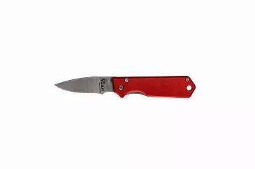 Lightweight Liner Lock. Blade Length, 2.13". Blade Thickness, .095". Blade Material, T410/T420 Steel. Blade Hardness, 55-58. Handle Material, Aluminum. Handle Length, 2.82". Pocket Clip. MADE IN USA.