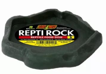 A shallow, non-porous food dish for reptiles. Easy to clean and does not promote harmful bacterial growth.