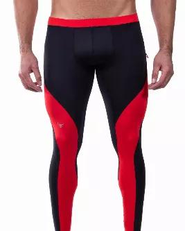 <p> They say bulls are drawn to red. Well, our black/red men's compression pants draw in any man, woman, or bull you might cross. Whether you're looking to pair them with a loose hoodie or looking to flatter your crush, Matador Meggings has you covered in confidence. </p> <p><strong> Why bulls love our meggings:</strong></p> <ul> <li> Soft crotch cup conceals your VPL (visible penis line); brave souls can take it off to bare it all </li> <li> Inner drawstring keeps your leggings snug; higher bac