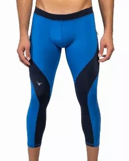 <p>Our men's compression running pants are built to make you faster. Our soft molded crotch cup keeps your goodies hidden while fitting snugly, giving you a better running experience. Gone are the days of shorts over leggings.</p> <p><strong> Why bulls love our meggings:</strong></p> <ul> <li> Soft crotch cup conceals your VPL (visible penis line); brave souls can take it off to bare it all </li> <li> Inner drawstring keeps your leggings snug; higher back rise avoids any "crack-ccidents"</li> <l