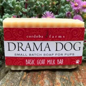 This all natural goat milk soap will moisturize and soothe  your dog’s skin with only 5 ingredients!. It’s gentle lather has the cleaning power to beautify your pup without any extras! No chemicals. No scents. No fuss. Even the most melodramatic pup  won’t turn its nose up to these suds!