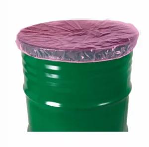 Our 55 Gallon Large Elastic Antistatic Plastic Drum Cap Covers<br> Protect contents of a gallon drum from contaminants such as water, grease, dust, and other outside elements.<br> Used as a barrier between a metal drum lid and your products.<br> Made of low density polyethylene<br> Made to cover a 55 Gallon Drum (30 inch diameter)<br> These clear plastic elastic cap sheets are low density poly covers used for covering and protecting drums, pails, and containers that are packaging products such a