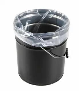 Our 5 gallon round bottom pail liners 19" x 22" 4 mil are cylindrical shaped flexible liners used in open head drums. Drum liners ( clear, plastic, low density, 5 gallon 19 x 22 .004 ) for a 5 gallon pail are used mostly for storing paints, inks, coatings, food, cosmetics and other products. Drum inserts for a 5 gallon drum extend the life of containers and allow for a cleaner environment when processing any product. Leak resistant.