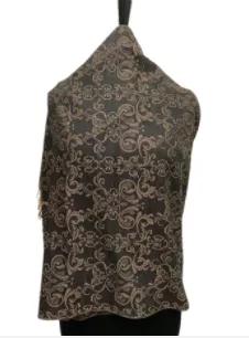Floral and Paisley Pattern Pashmina