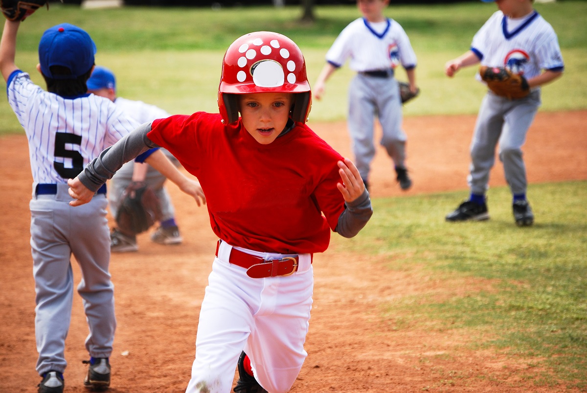 boy playing sports